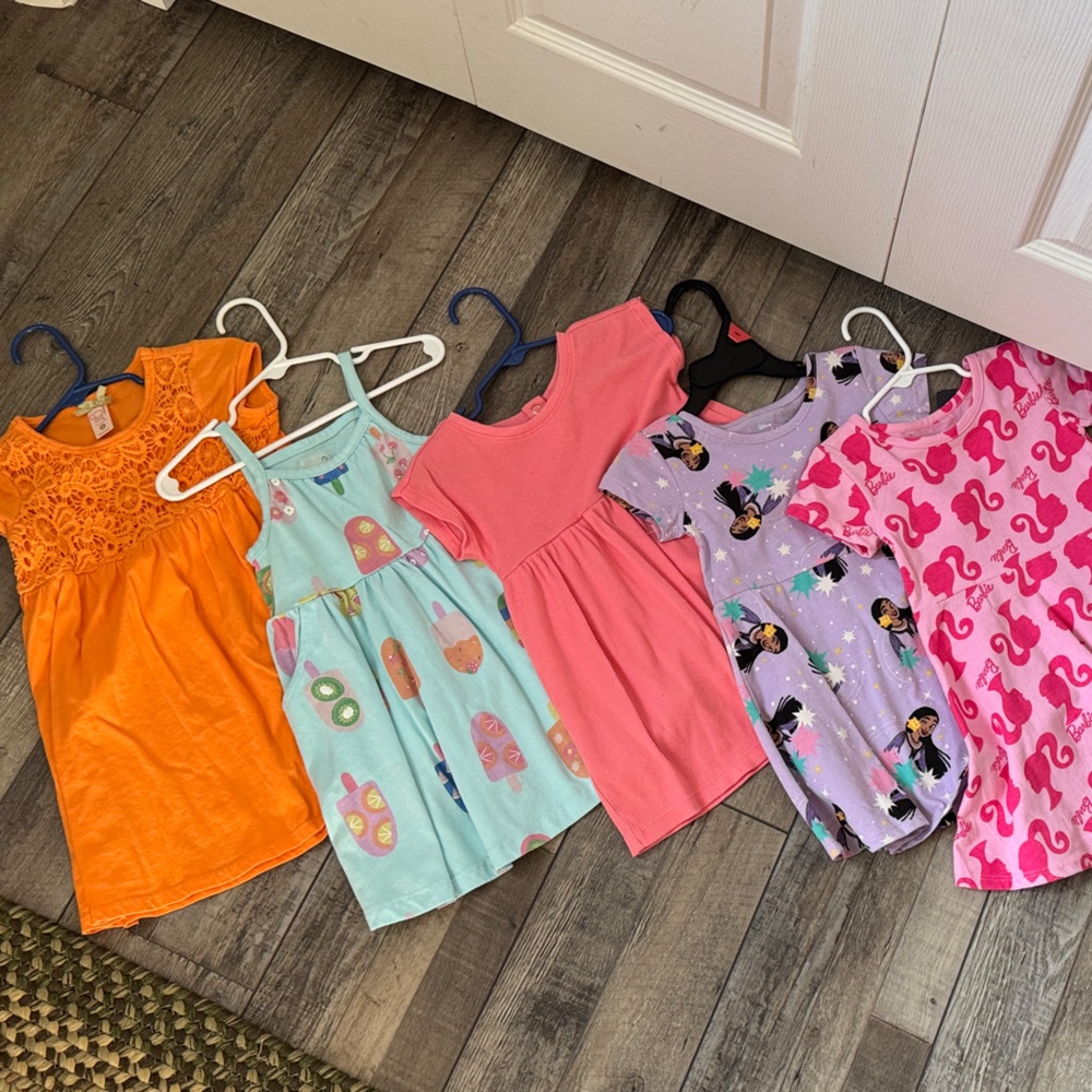 Bundle of 5 - 2T dresses. New